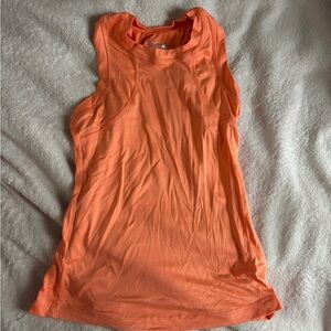 Women's Sleeveless Orange Top